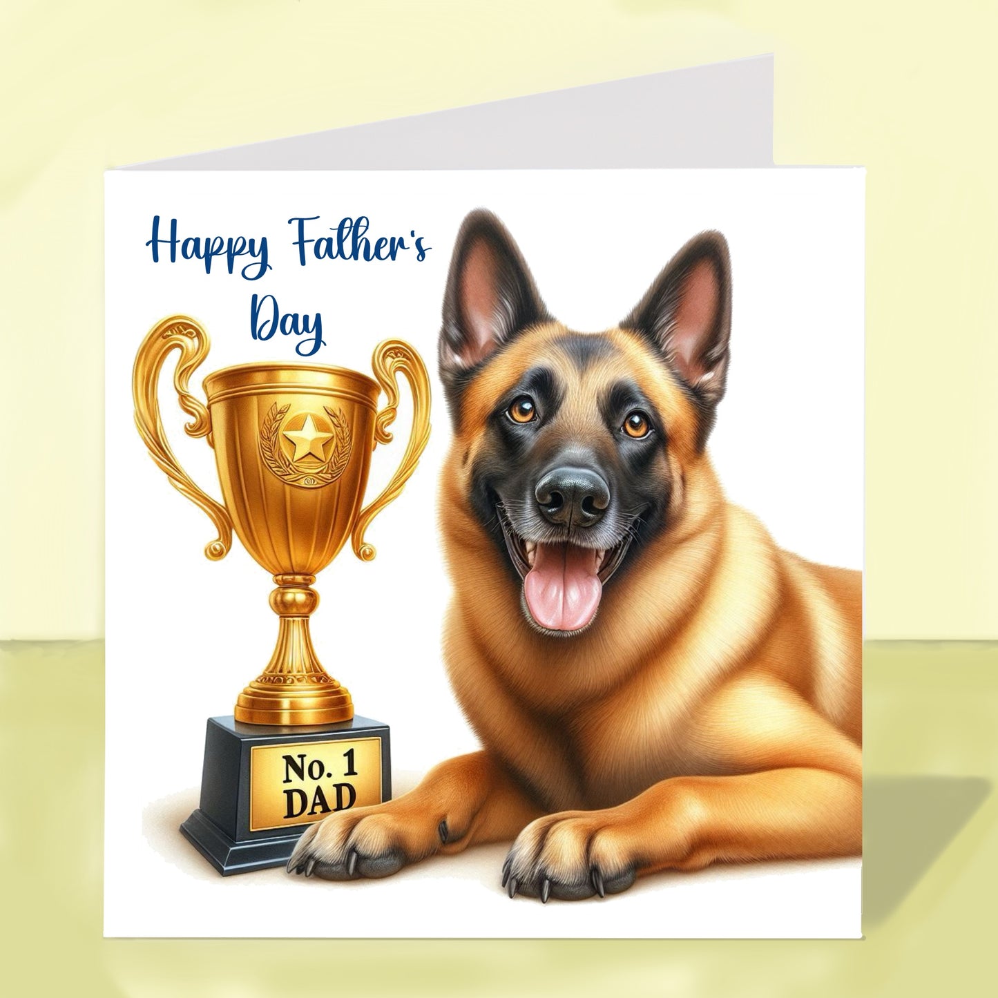 Belgian Malinois - Father's Day Card