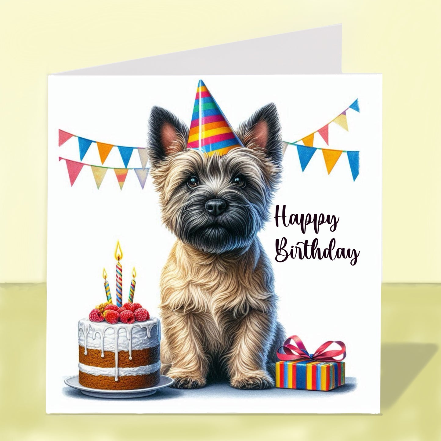 Cairn Terrier Birthday Card