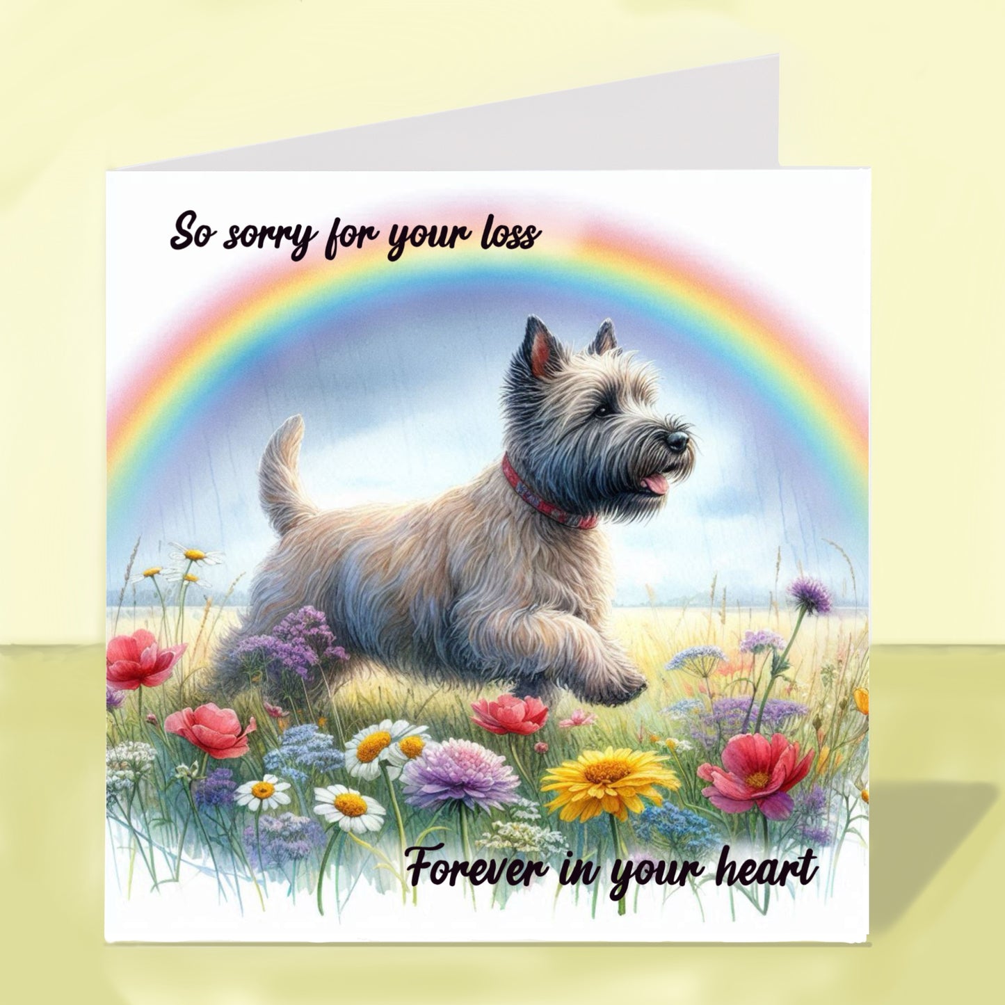 Cairn Terrier - Sorry For Your Loss Card