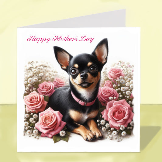 Chihuahua Shorthaired Mother's Day Card