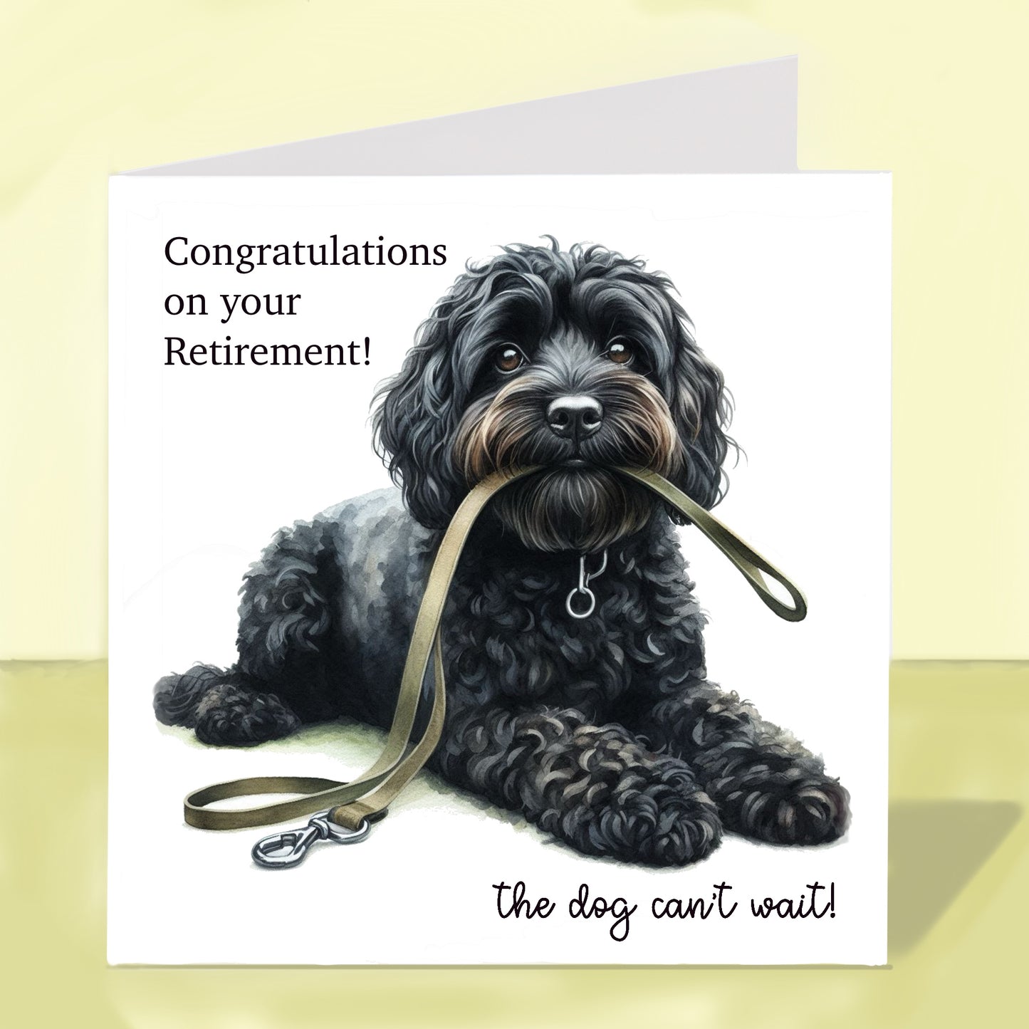 Cockapoo - Retirement Card