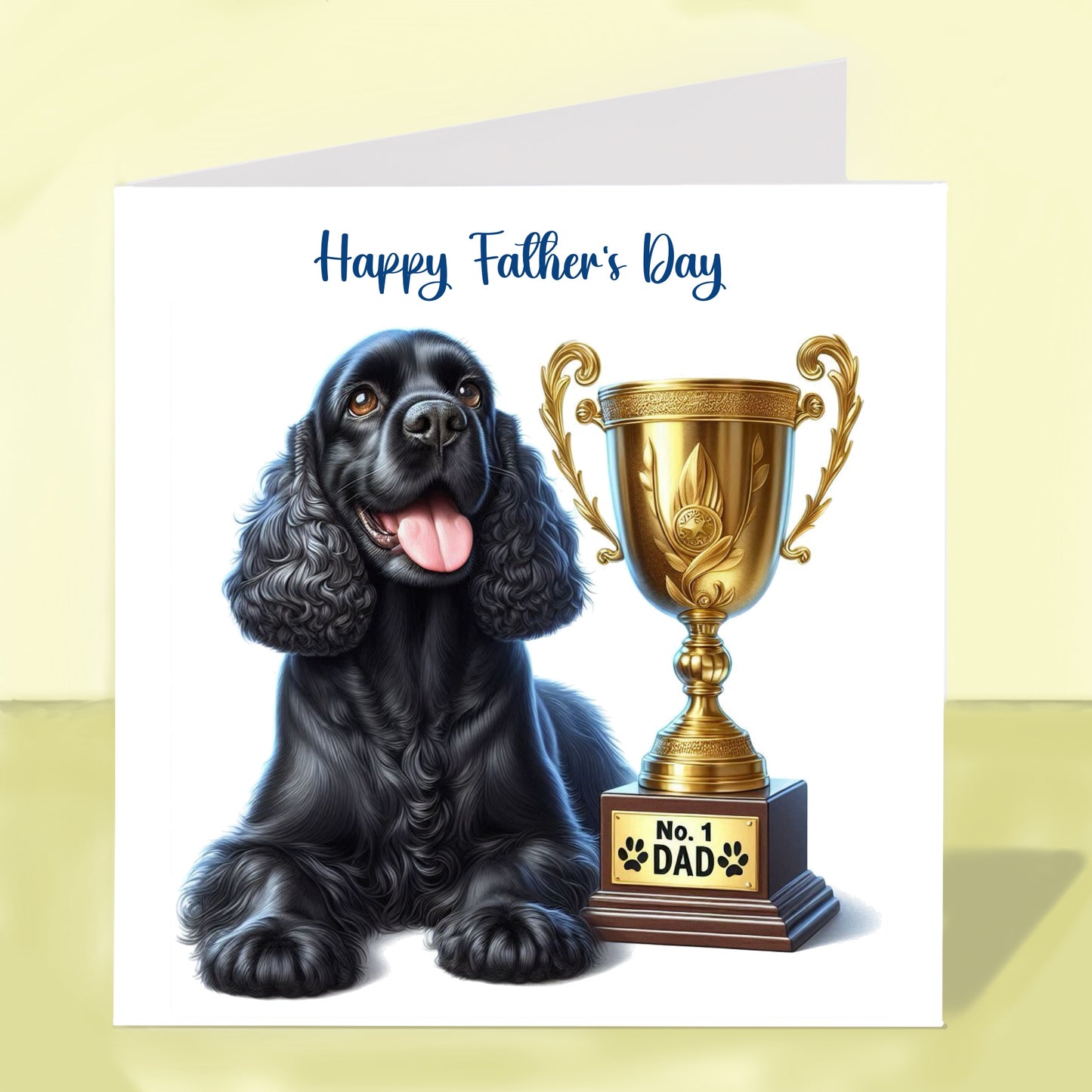 Cocker Spaniel - Father's Day Card