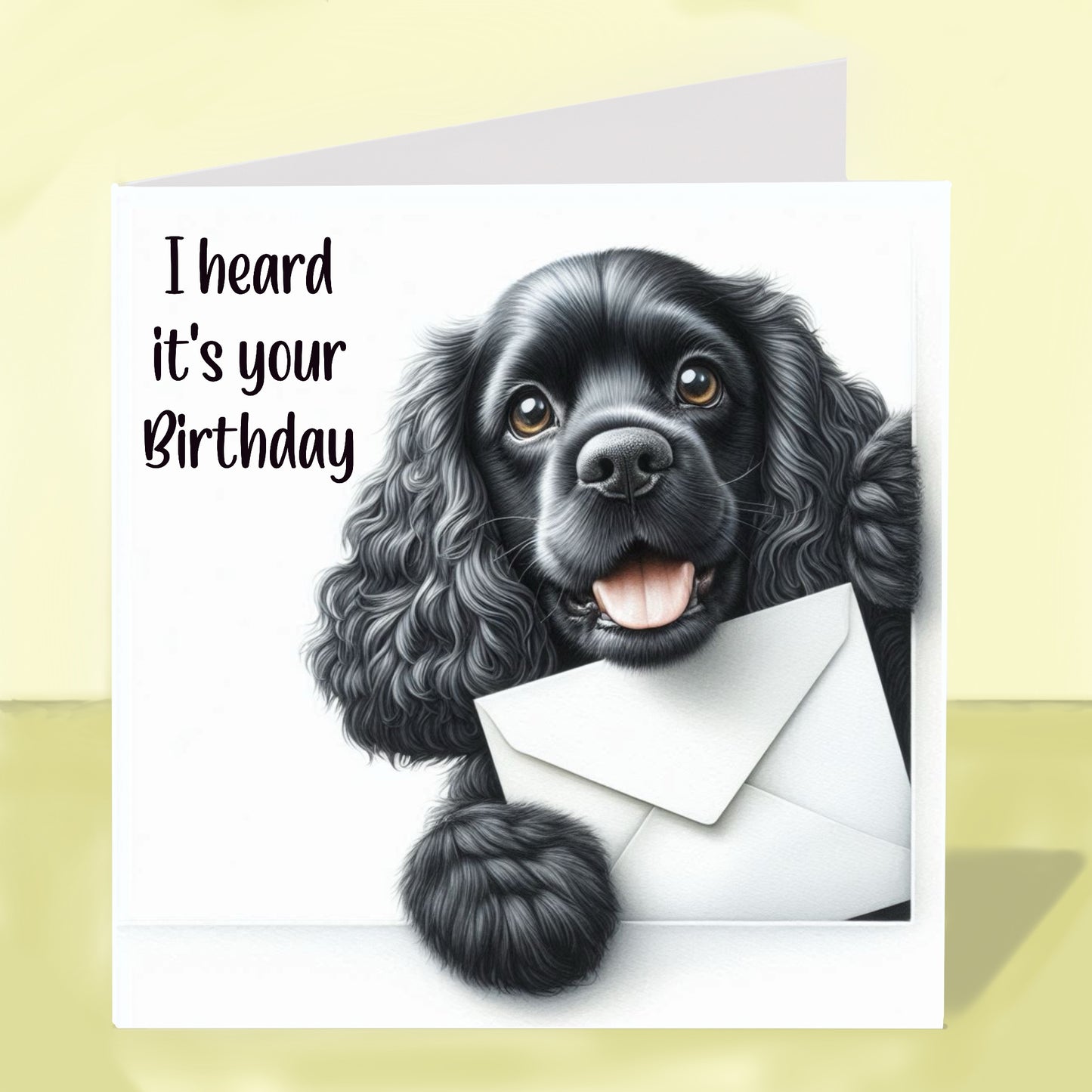 Cocker Spaniel - Birthday Card