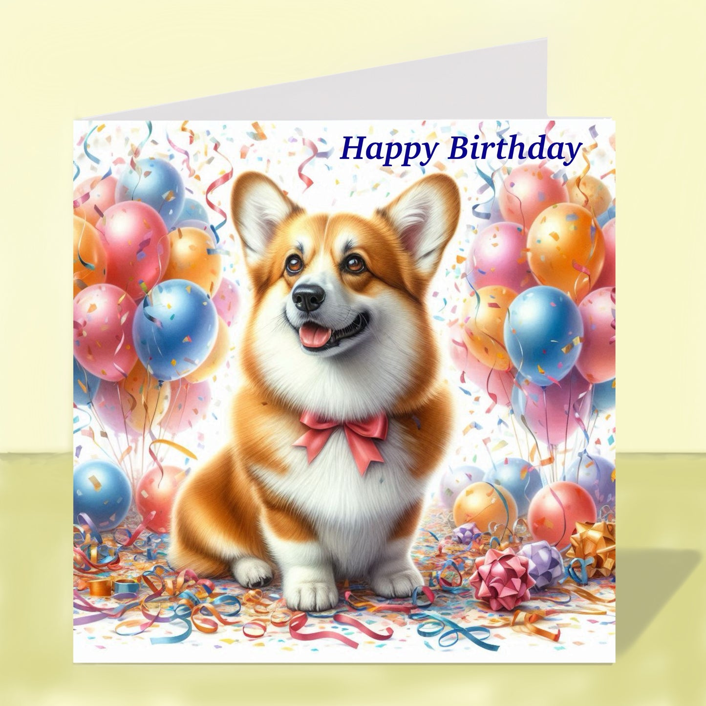 Corgi Birthday Card