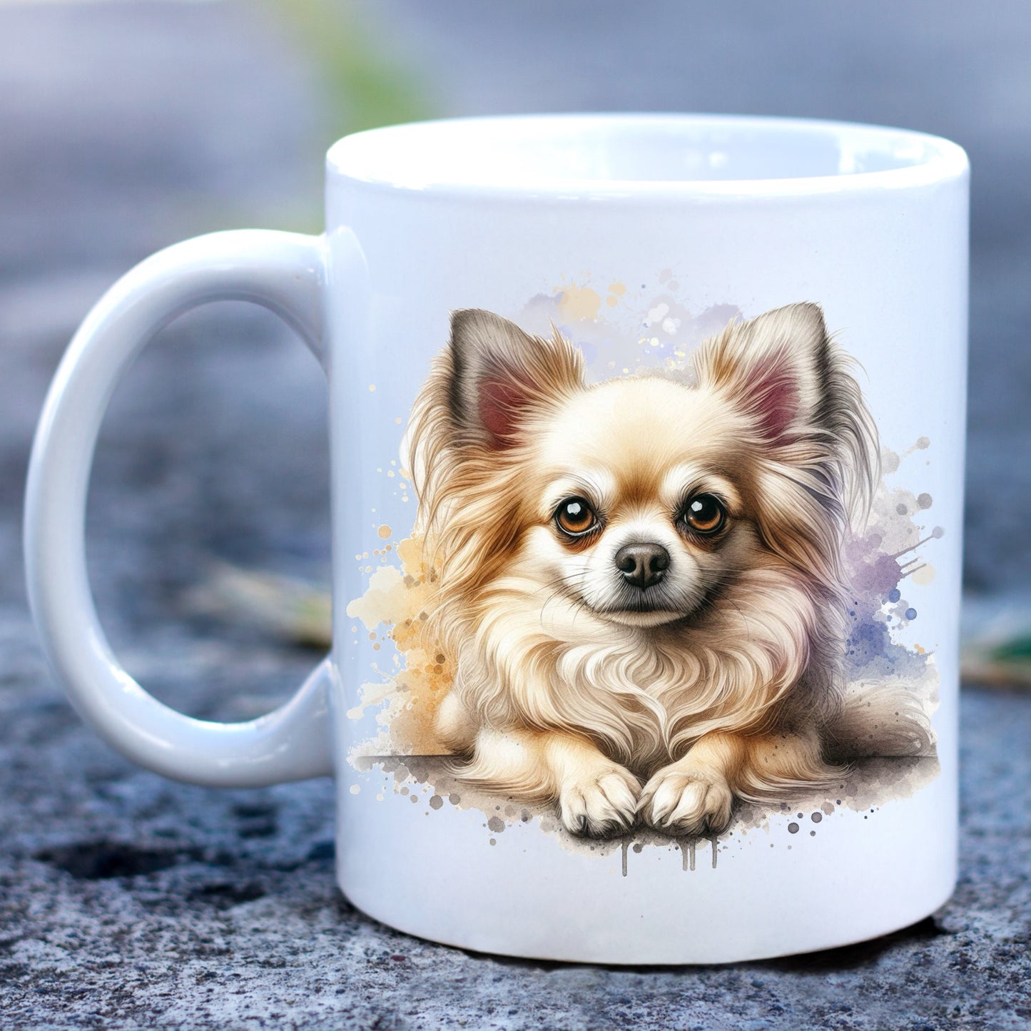 Longhaired Chihuahua Mug