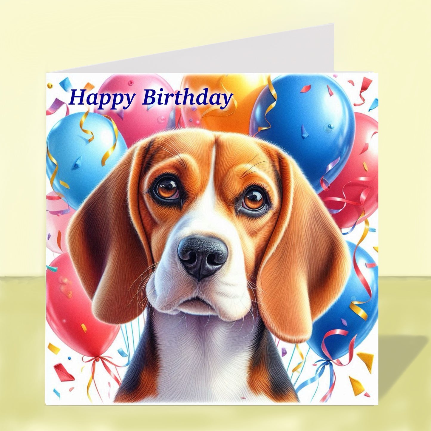 Beagle Birthday Card