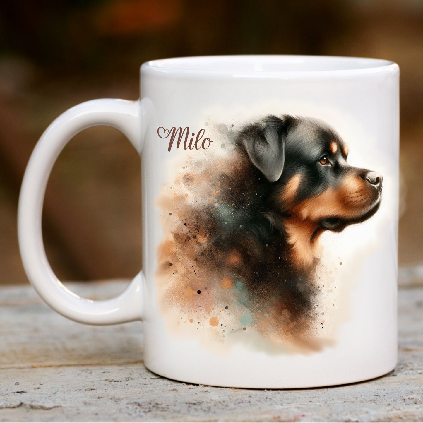 Rottweiler Mug - Personalised