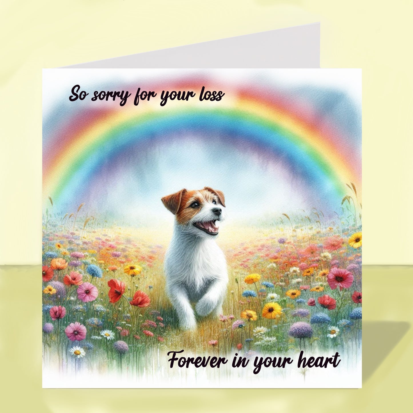 Jack Russell - Sympathy Card