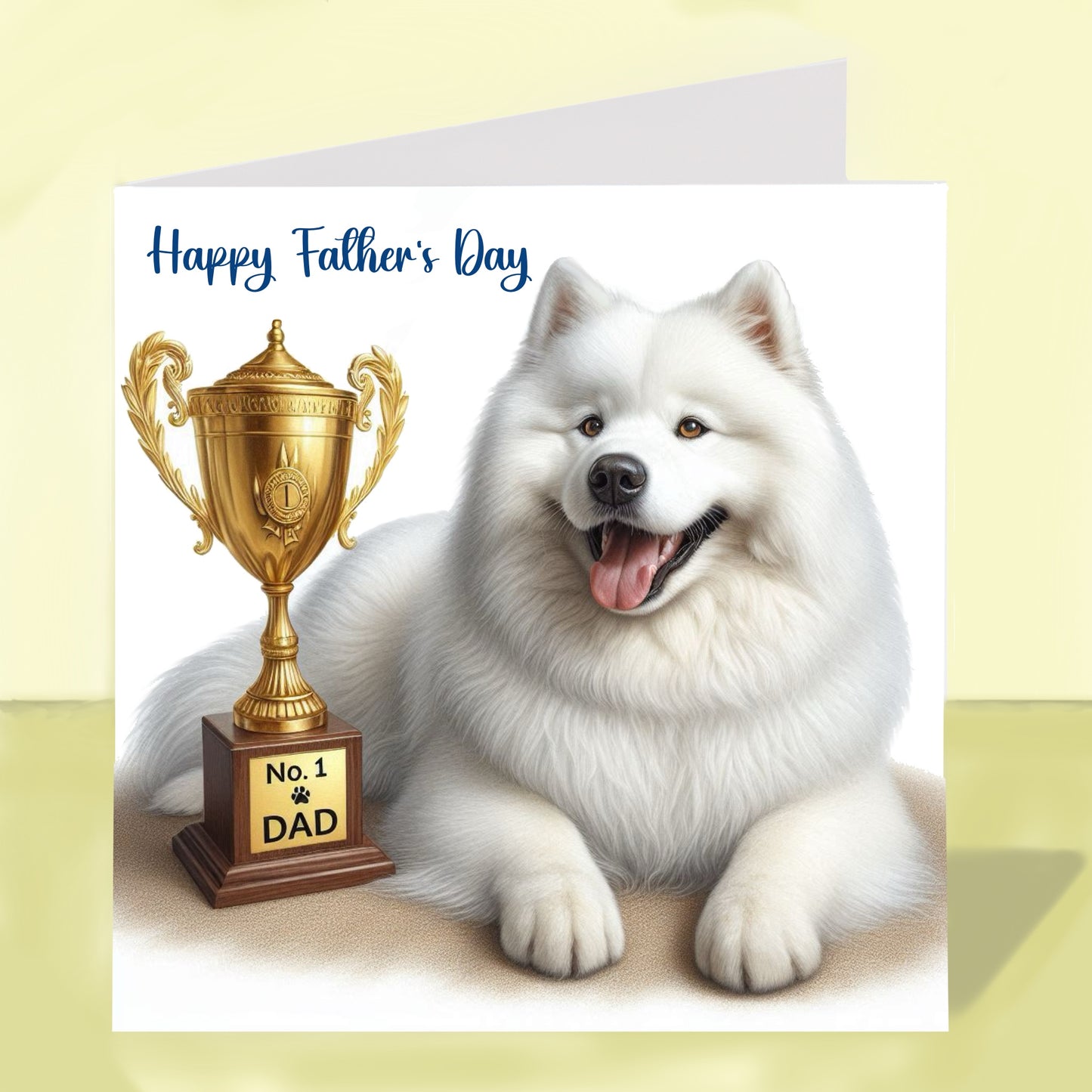 Samoyed - Father's Day Card