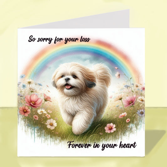 Shih Tzu - Sorry For Your Loss Card