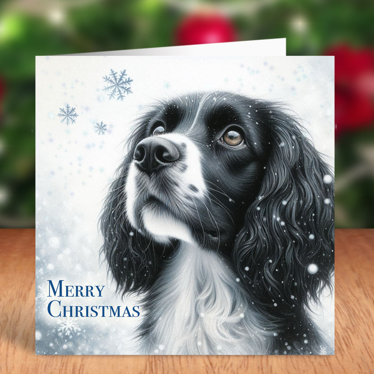 Springer Spaniel - Christmas Card