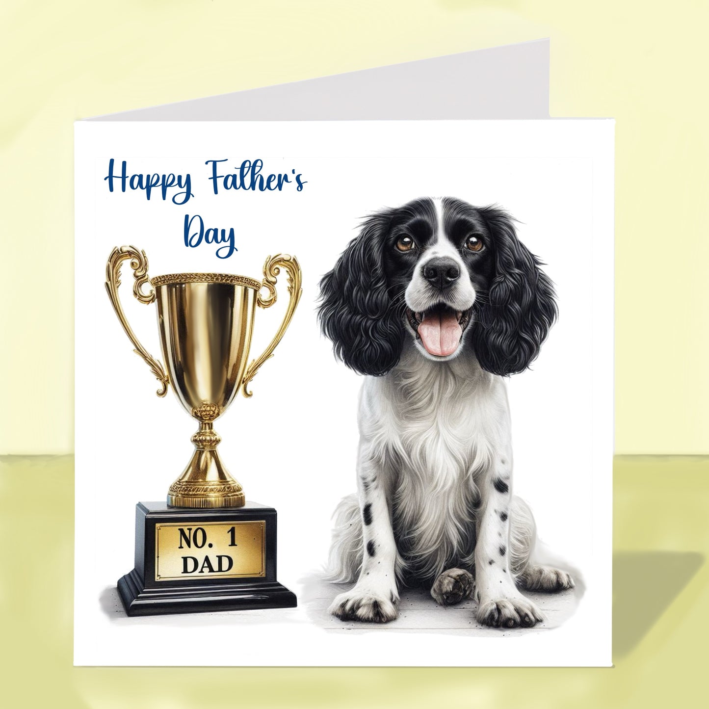 Springer Spaniel - Father's Day Card