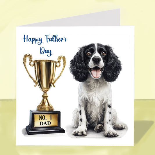 Springer Spaniel - Father's Day Card