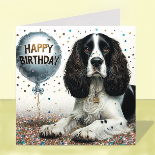 Springer Spaniel - Birthday Card