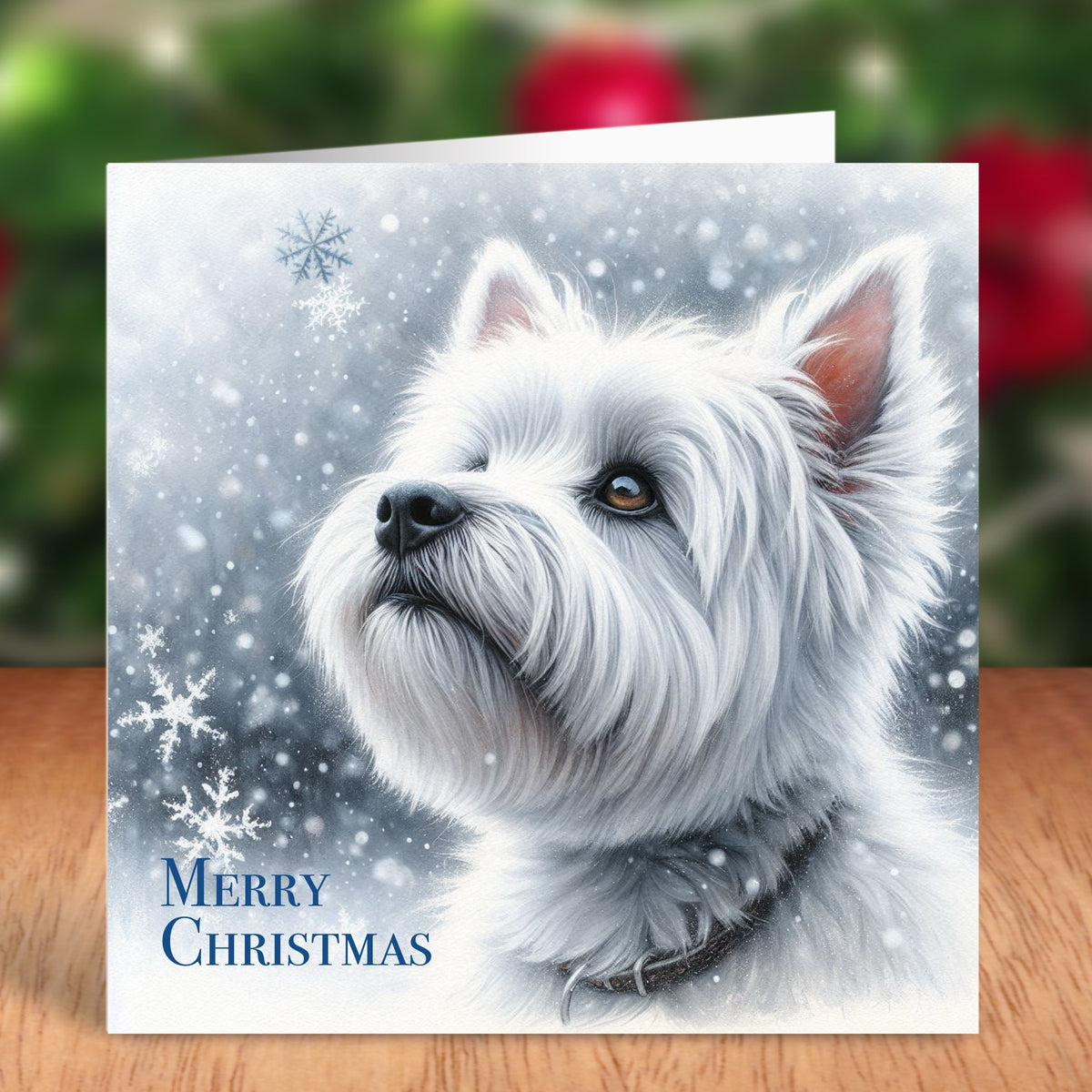 West Highland Terrier - Christmas Card