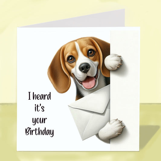 Beagle - Birthday Card
