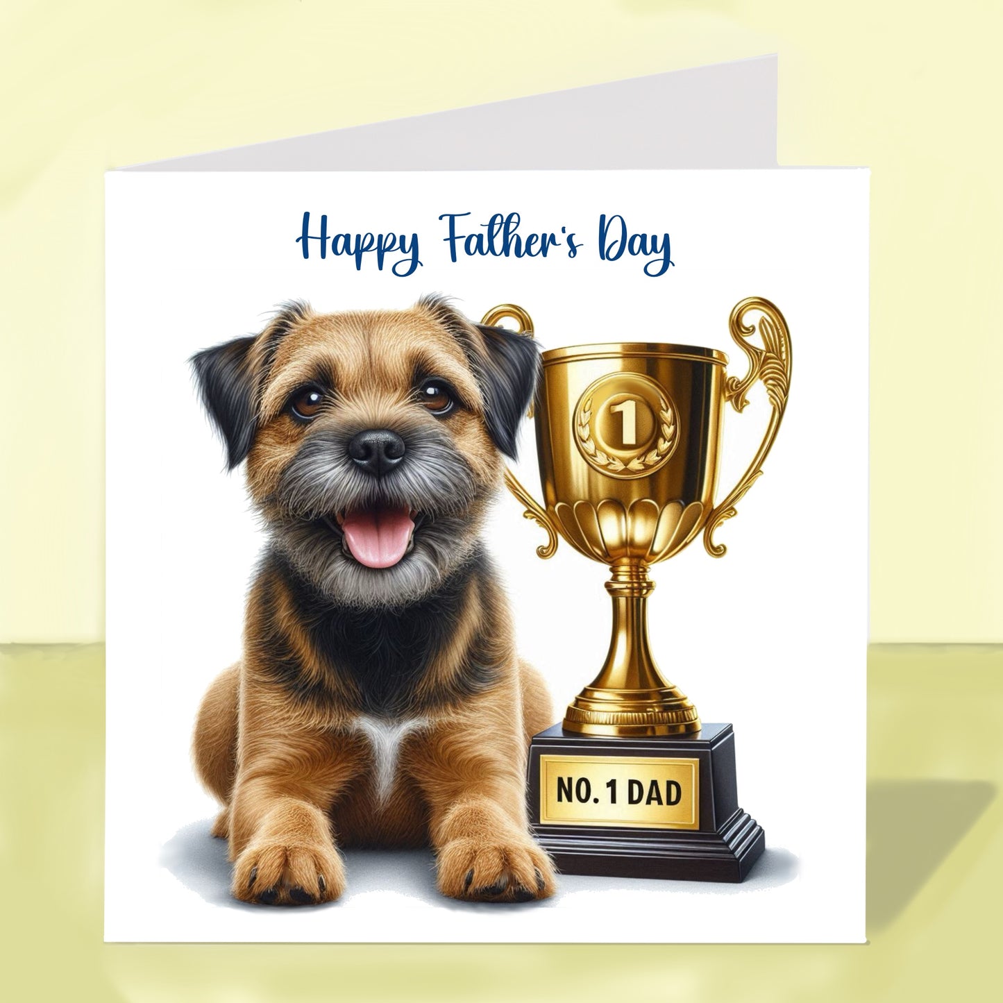 Border Terrier - Father's Day Card