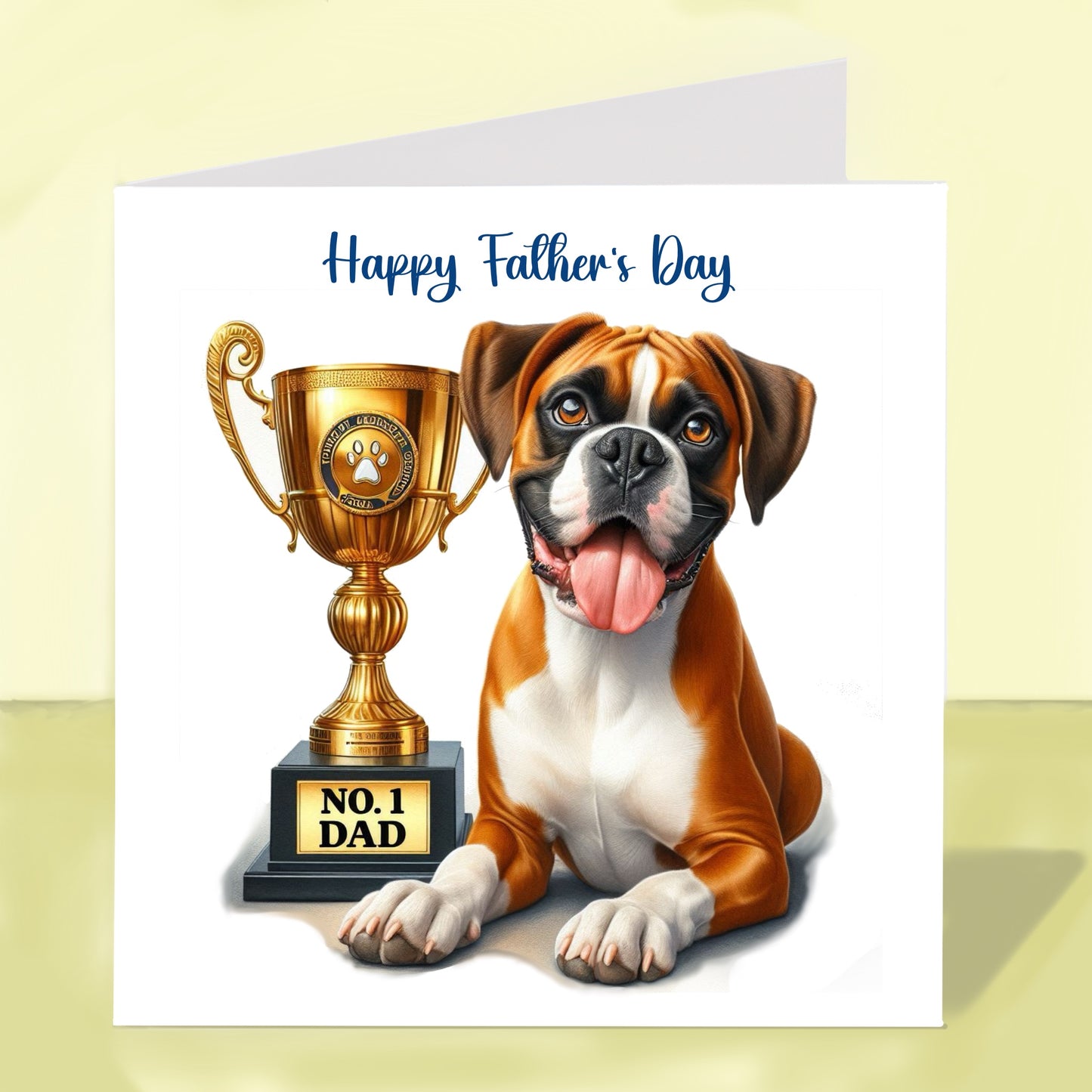 Boxer - Father's Day Card