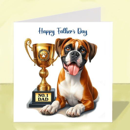 Boxer - Father's Day Card