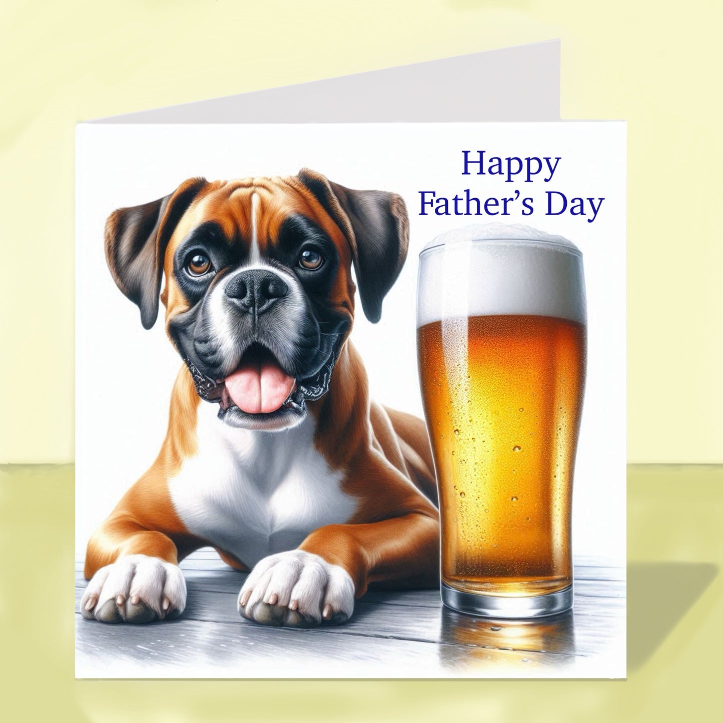 Boxer - Father's Day Card