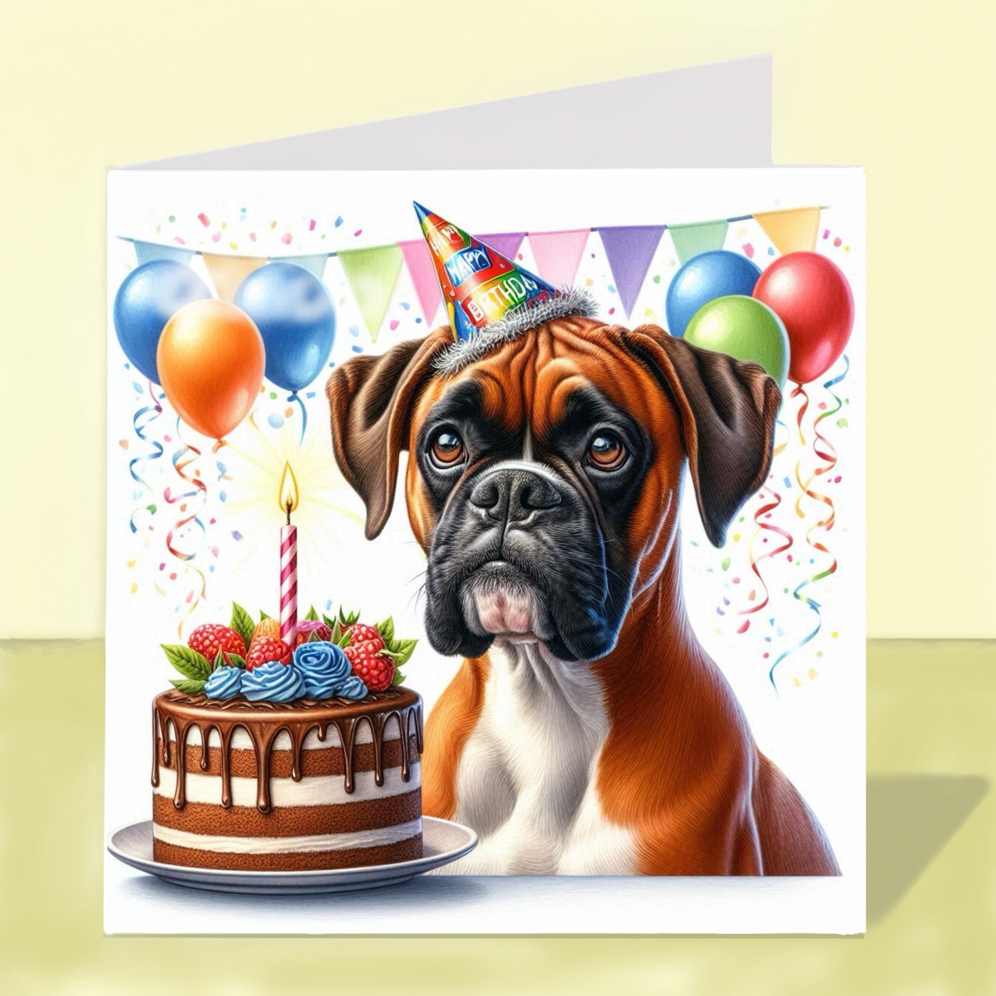Boxer - Birthday Card