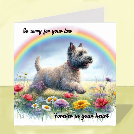 Cairn Terrier - Sorry For Your Loss Card