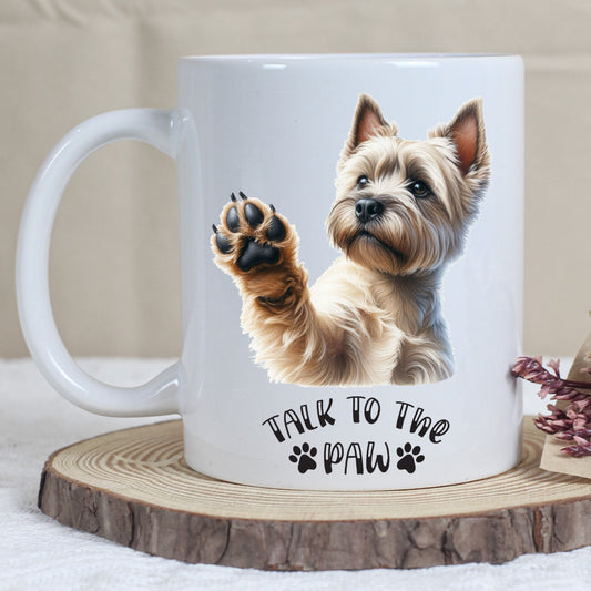 Cairn Terrier - Talk To The Paw Mug
