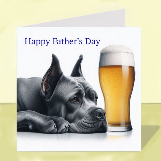 Cane Corso - Father's Day Card