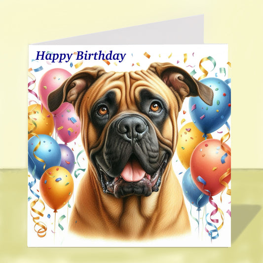 Cane Corso - Birthday Card