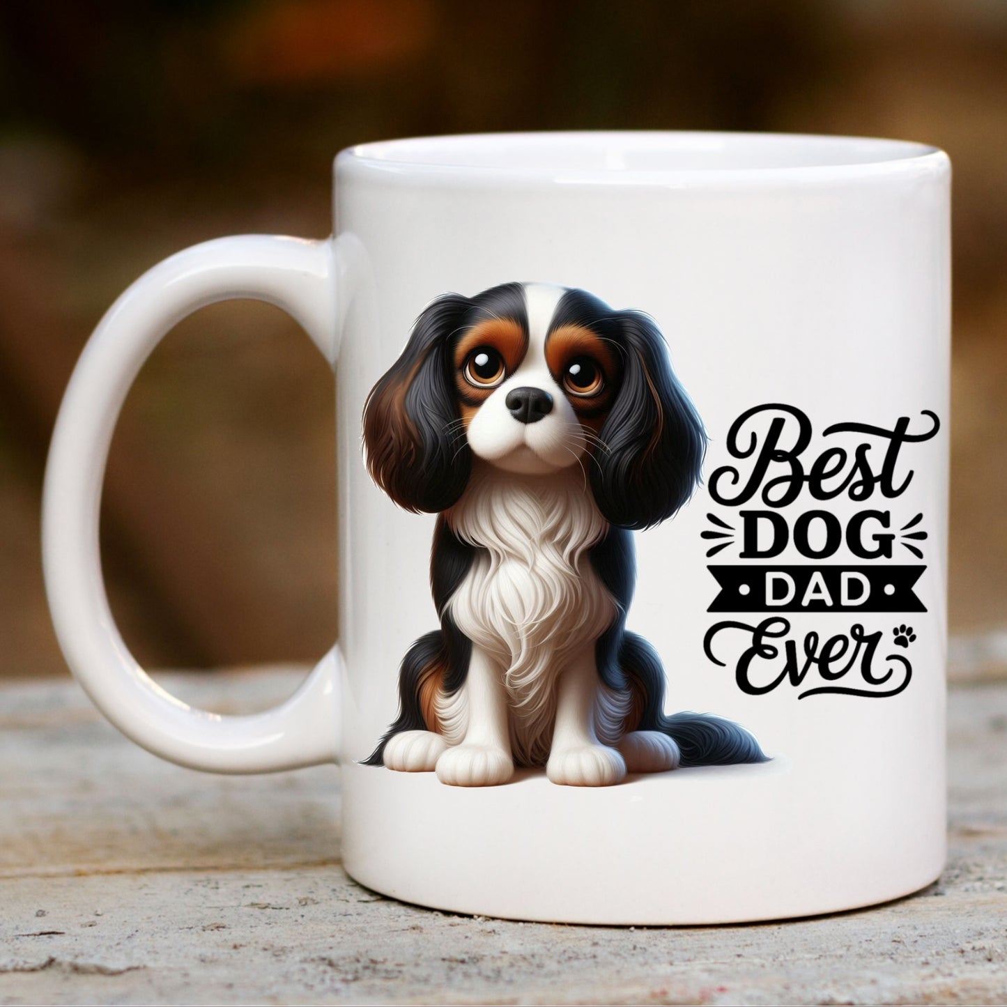 Cavalier King Charles Spaniel - Father's Day Mug
