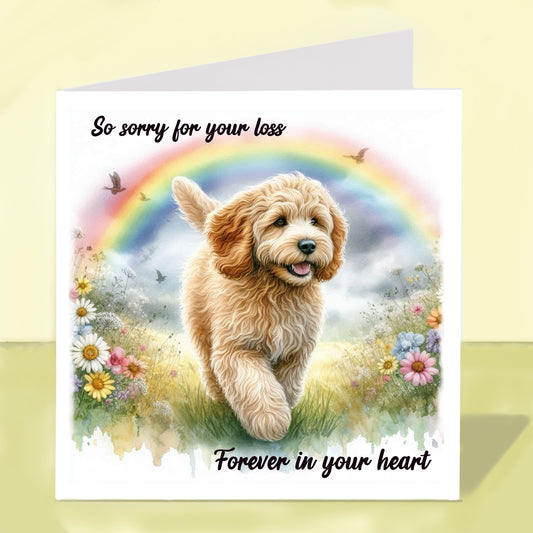 Cockapoo - Sorry For Your Loss Card