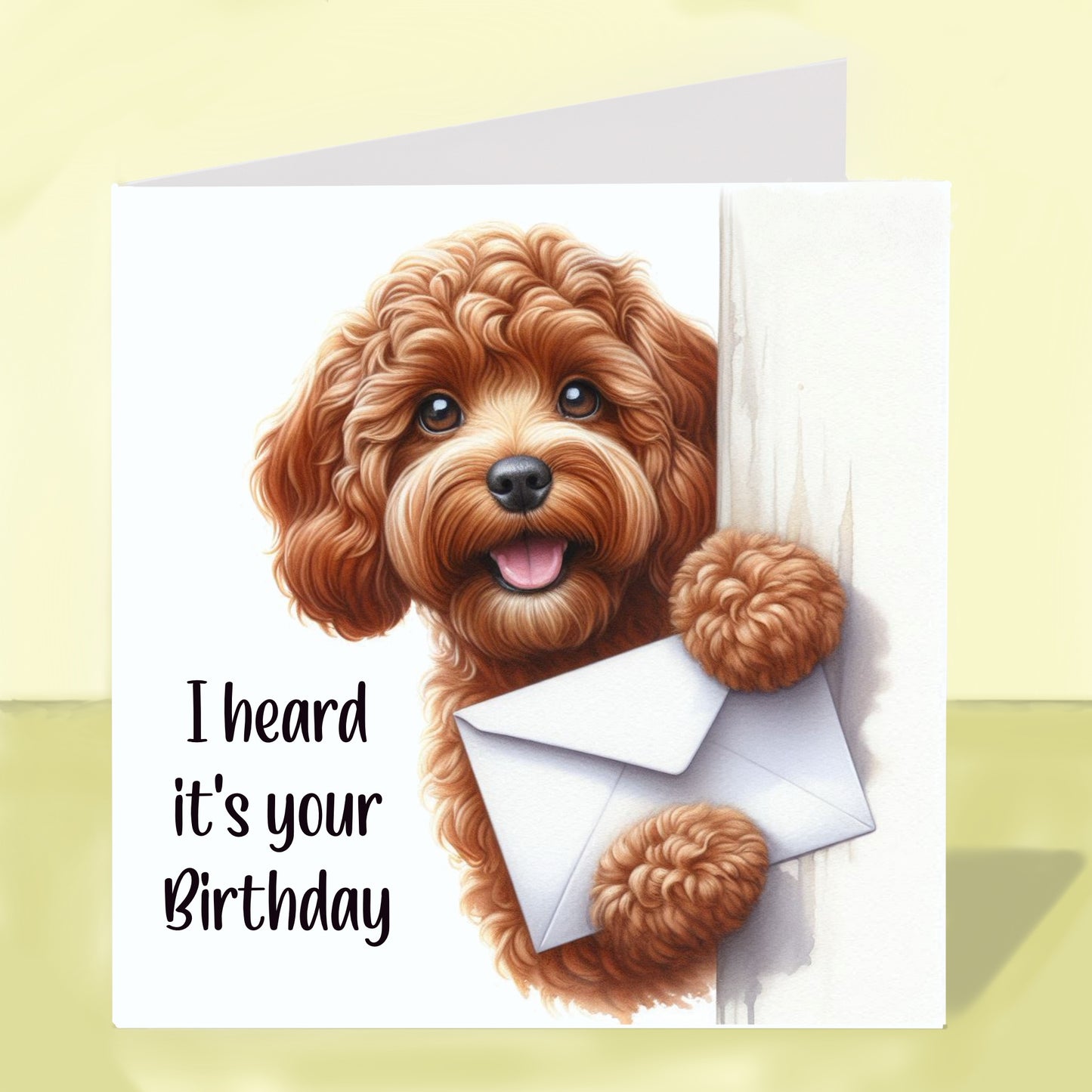 Cockapoo - Birthday Card