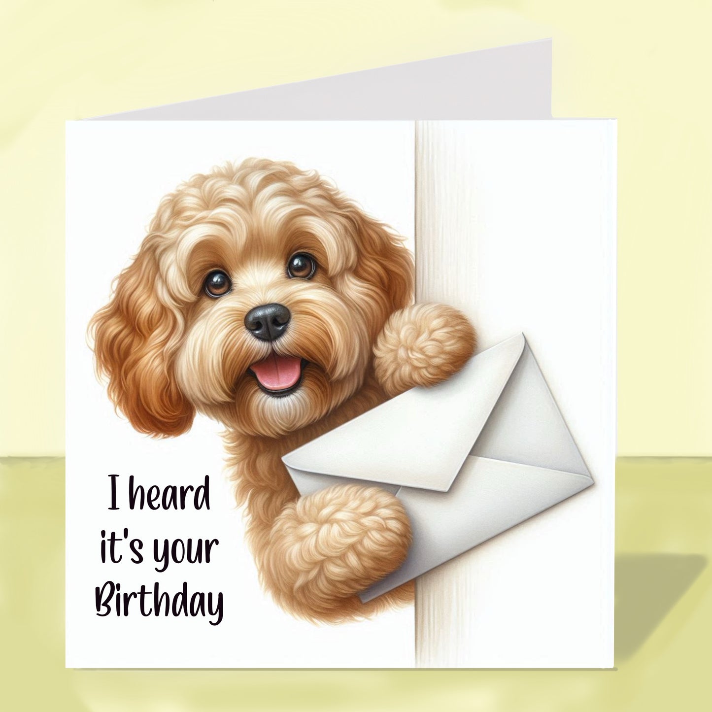 Cockapoo - Birthday Card
