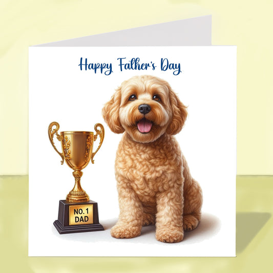 Cockapoo - Father's Day Card