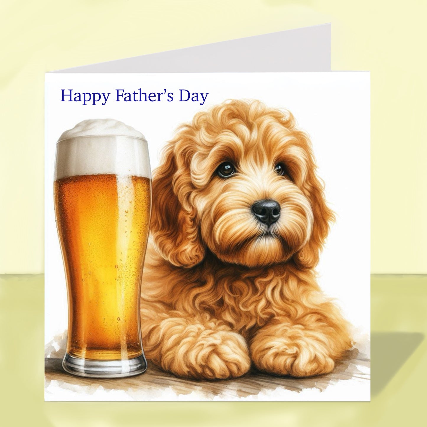 Cockapoo - Father's Day Card