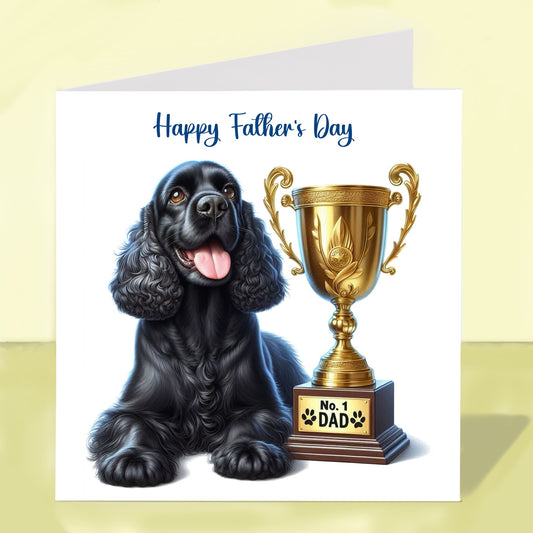 Cocker Spaniel - Father's Day Card