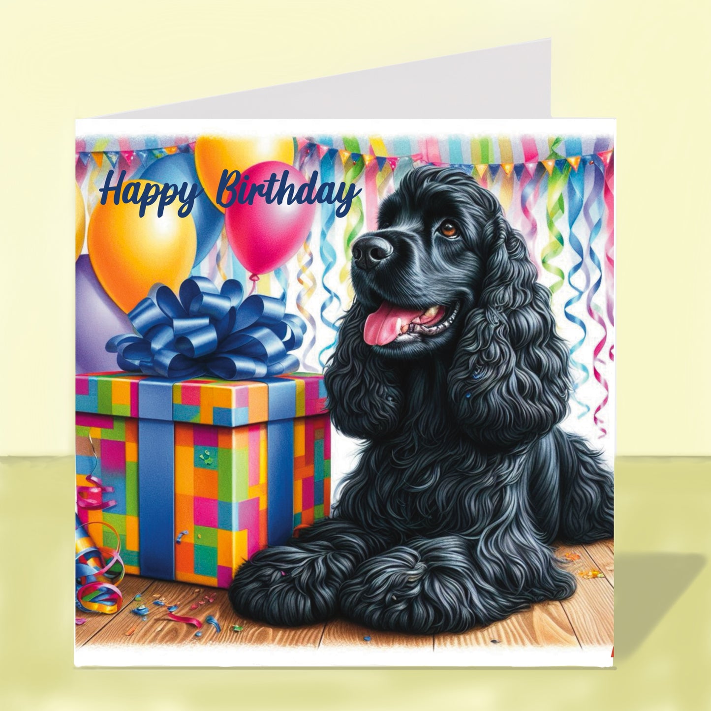 Cocker Spaniel Birthday Card