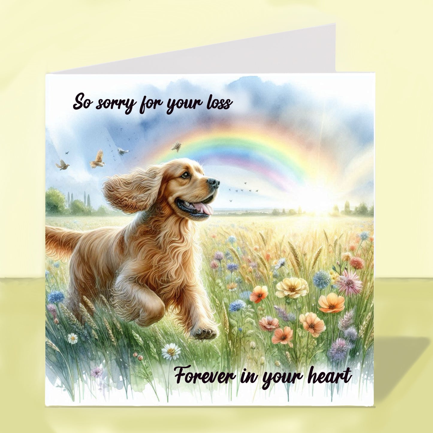 Cocker Spaniel - Sorry For Your Loss Card
