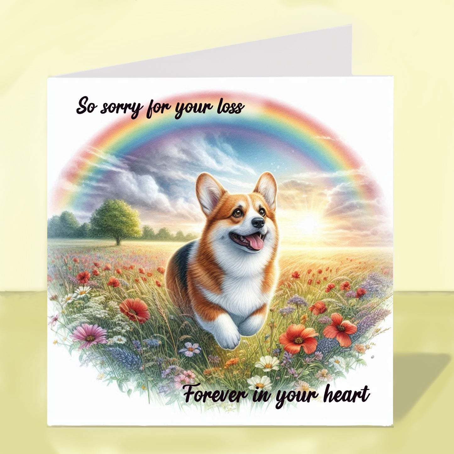 Corgi - Sorry For Your Loss Card