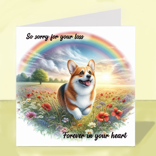Corgi - Sorry For Your Loss Card