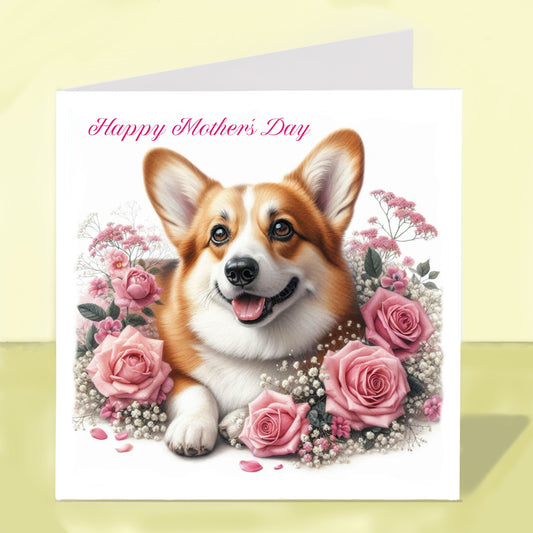 Corgi Mother's Day Card