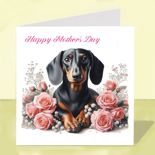 Dachshund Mother's Day Card