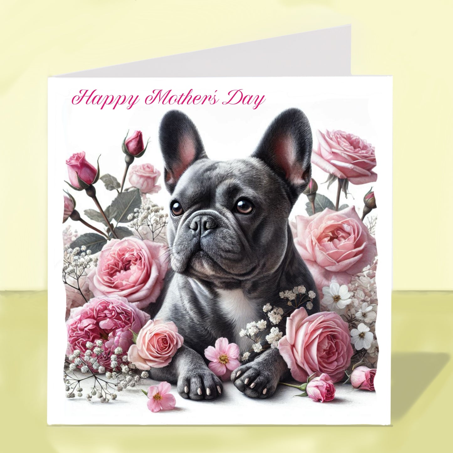 French Bulldog Mother's Day Card