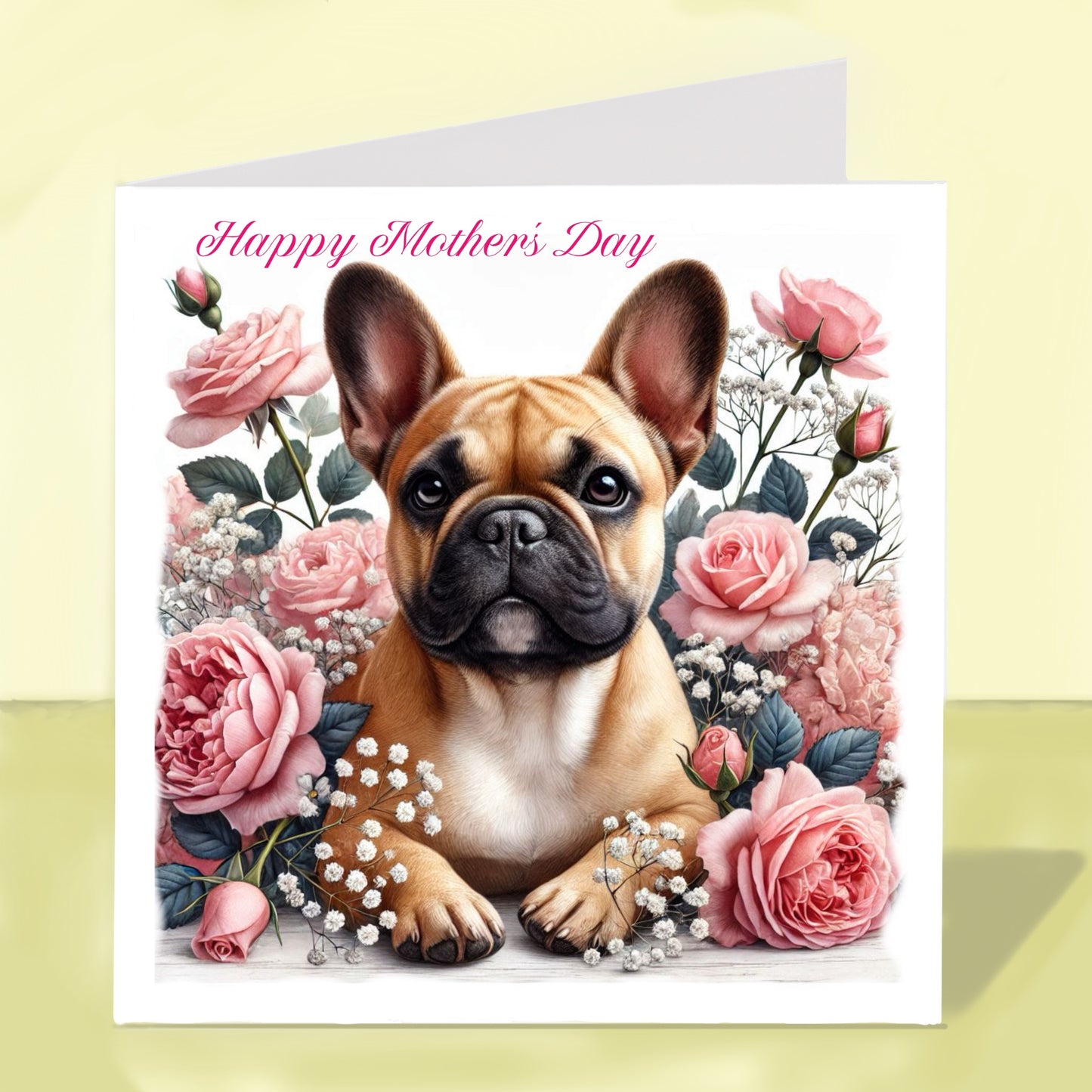 French Bulldog Mother's Day Card