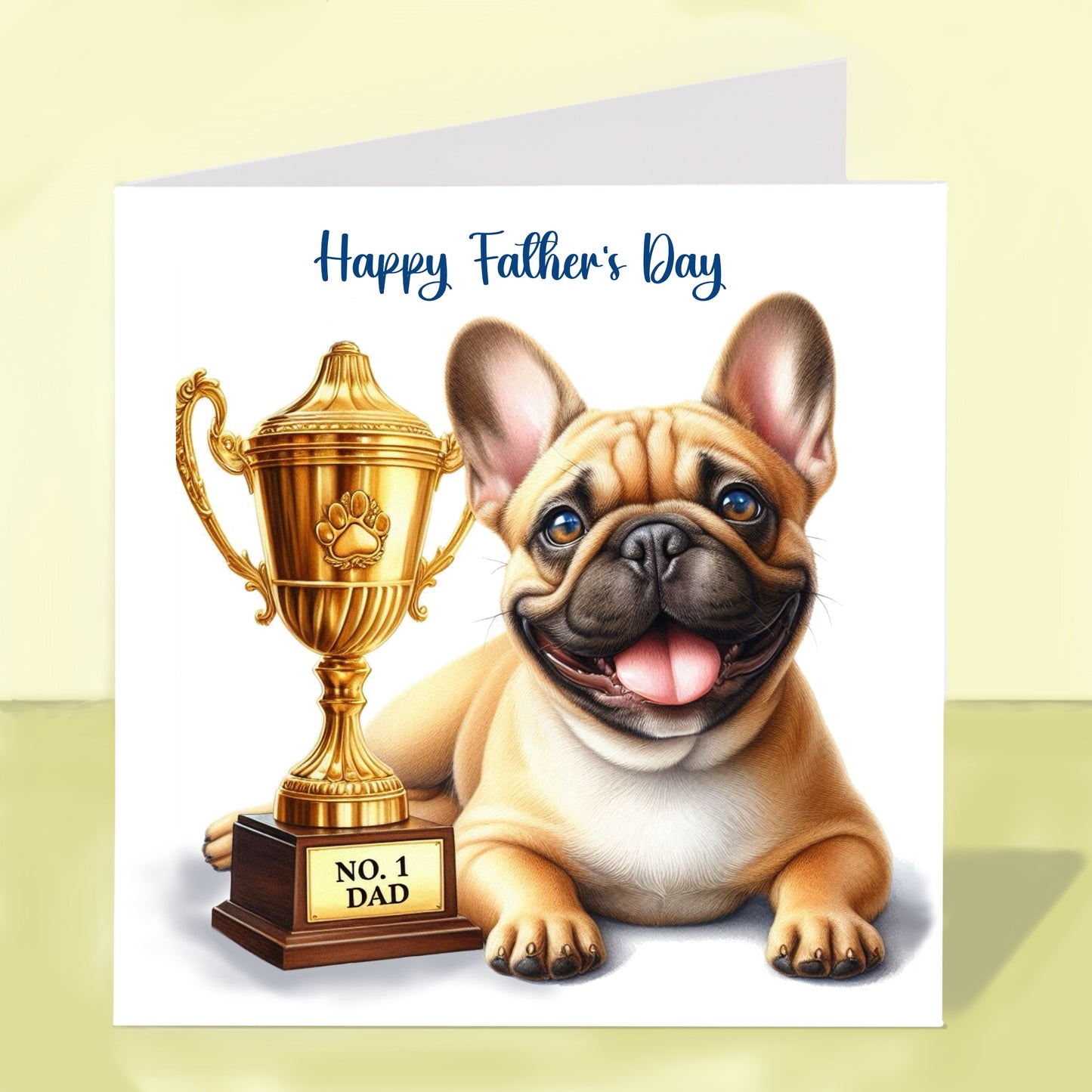 French Bulldog - Father's Day Card
