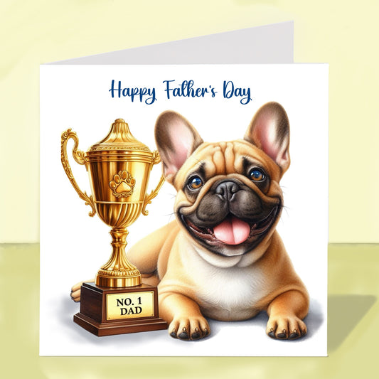 French Bulldog - Father's Day Card