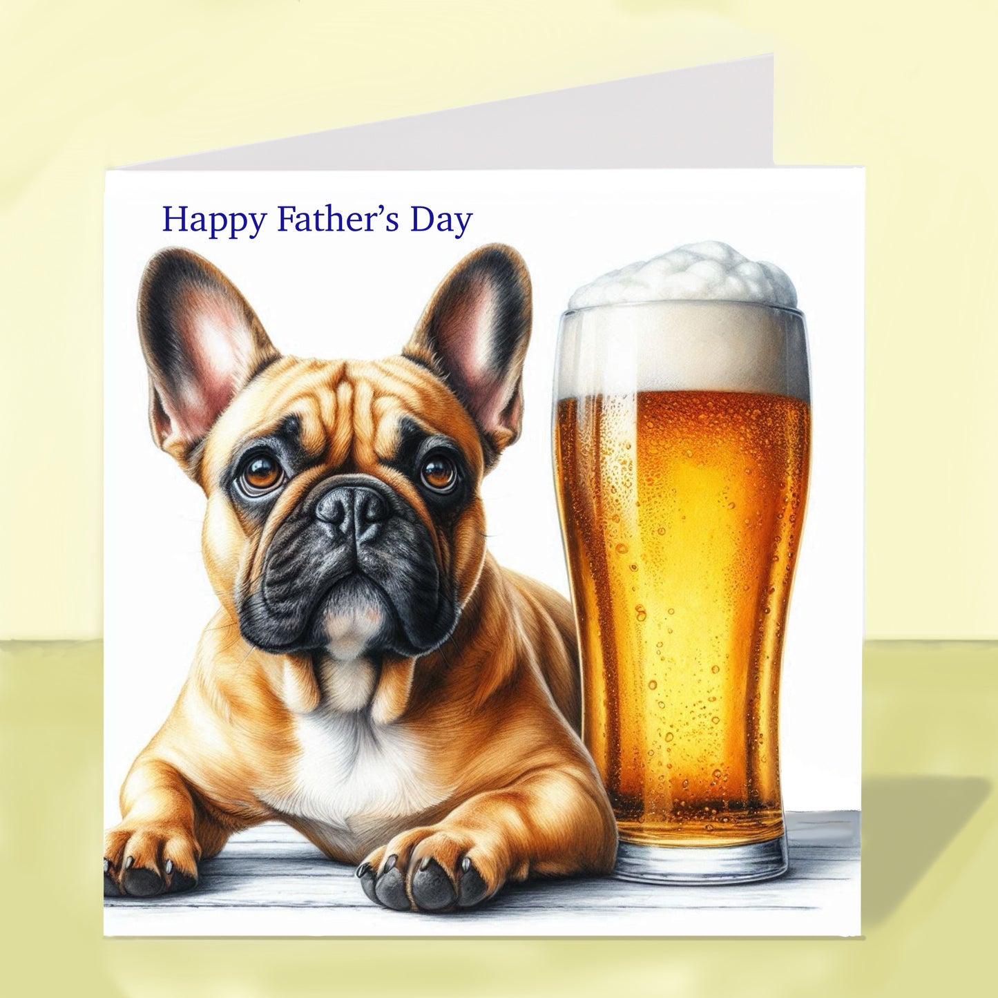French Bulldog - Father's Day Card