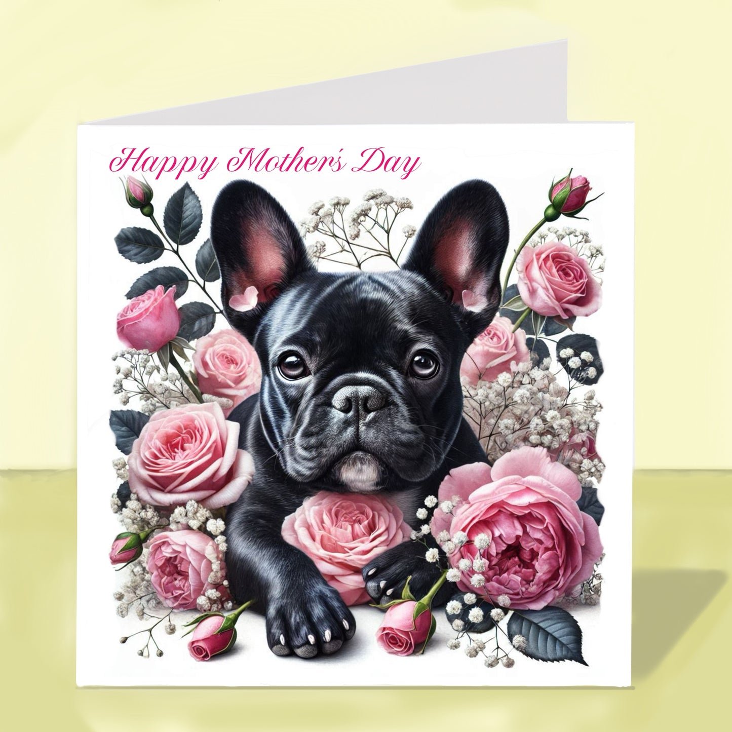 French Bulldog Mother's Day Card
