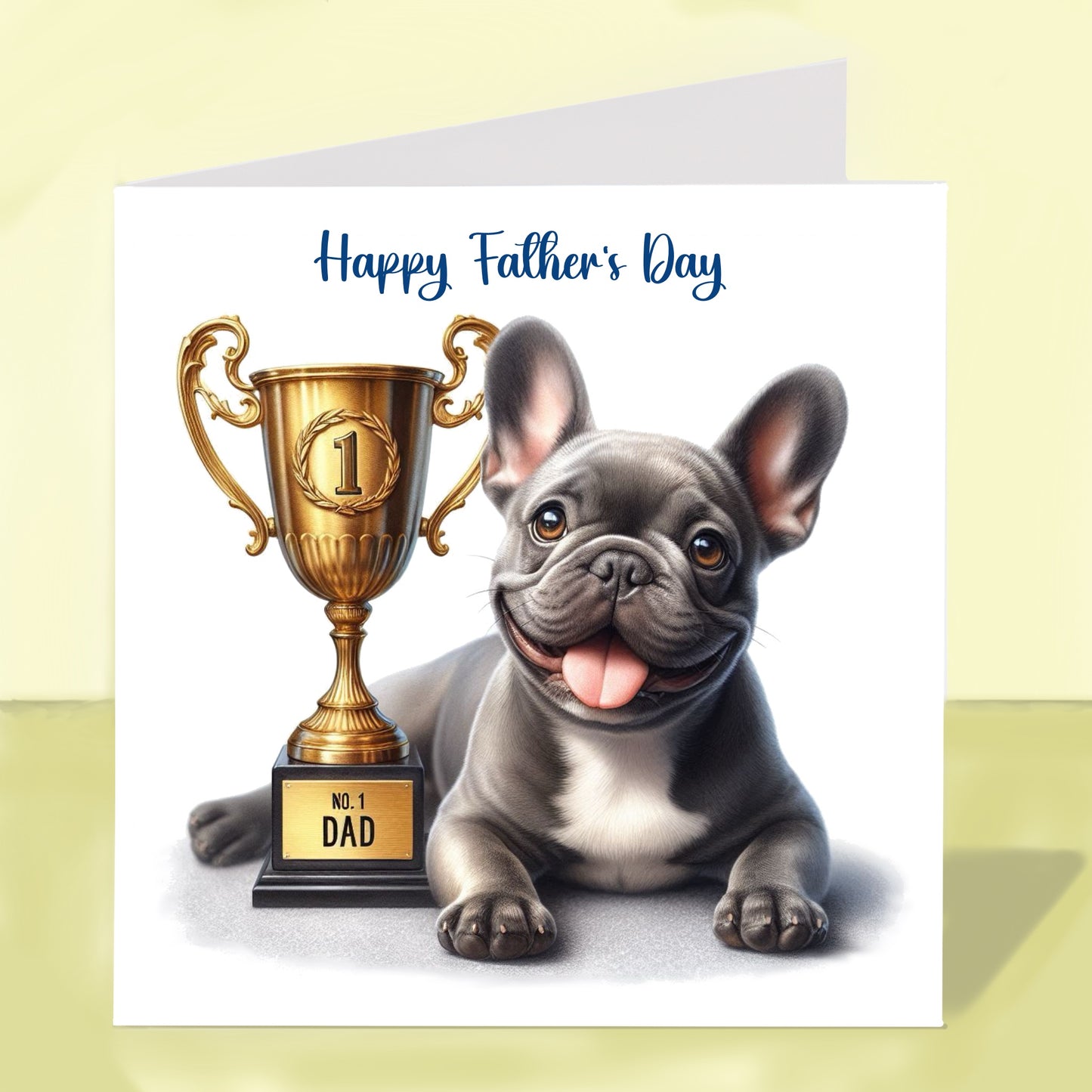 French Bulldog - Father's Day Card