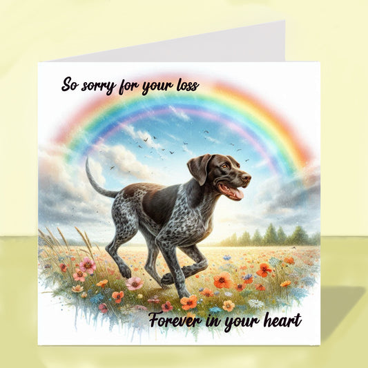 German Pointer - Sorry For Your Loss Card